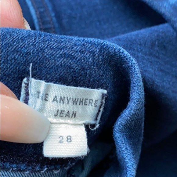Madewell Anywhere Jeans blue Sz 28 - Picture 4 of 5